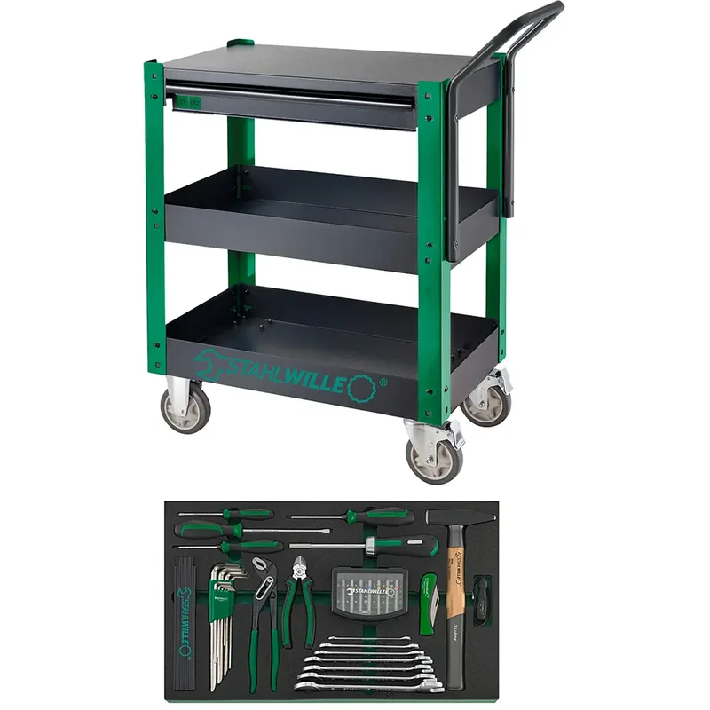 Tool Set + Service Trolley Gereedschapsset 37 Stukken von Stahlwille – Produktbild