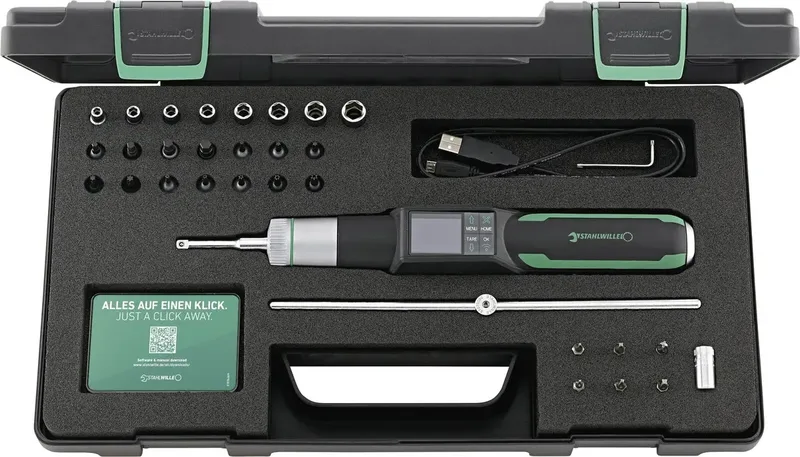 TORSIOTRONIC® 10/29 eClick Drehmoment-Schraubendreher-Set 1 - 10 Nm DIN EN ISO 6789-2:2017 de Stahlwille – image du produit 1 sur 2