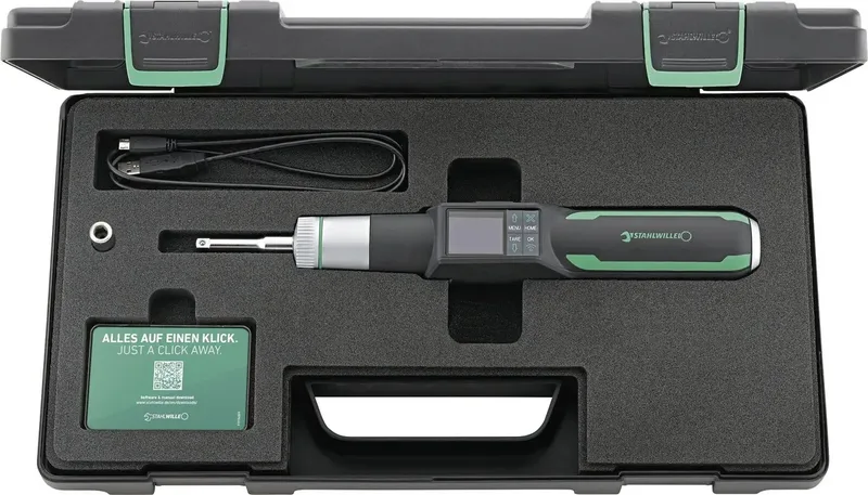 TORSIOTRONIC® 6 eClick Drehmoment-Schraubendreher-Set 0.6 - 6 Nm DIN EN ISO 6789-2:2017 de Stahlwille – image du produit