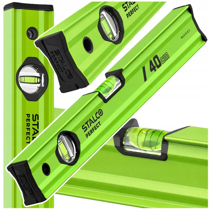 Aluminium Waterpas 40 cm Stalco Perfect V-serie 2 Libellen by Stalco – product image