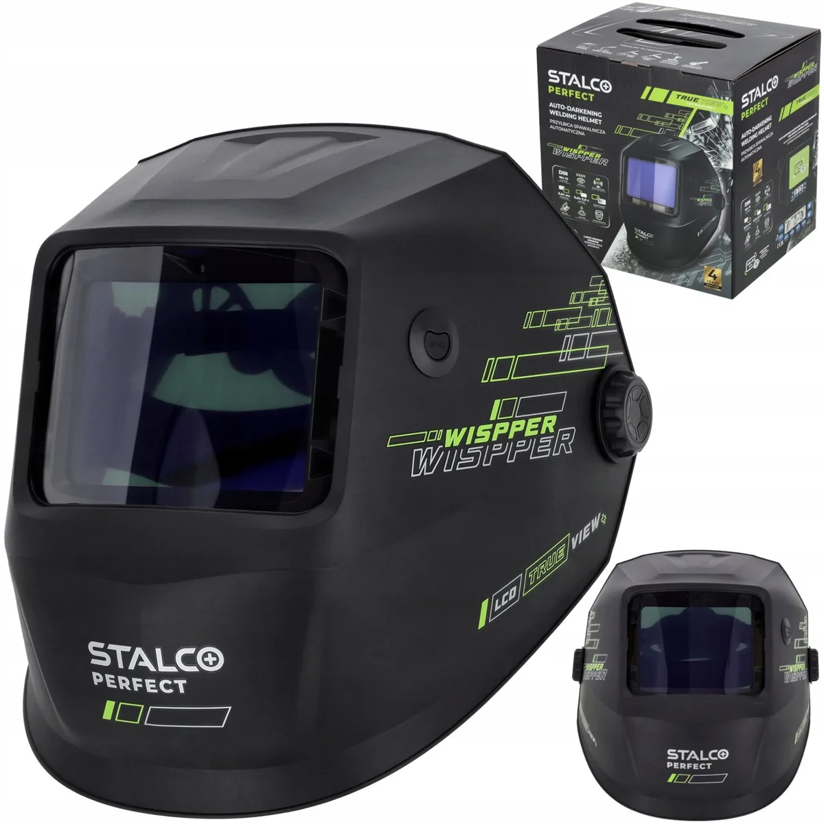 Automatische Lashelm Stalco Perfect WISPPER LCD TrueView+ DIN 4-13 by Stalco – product image