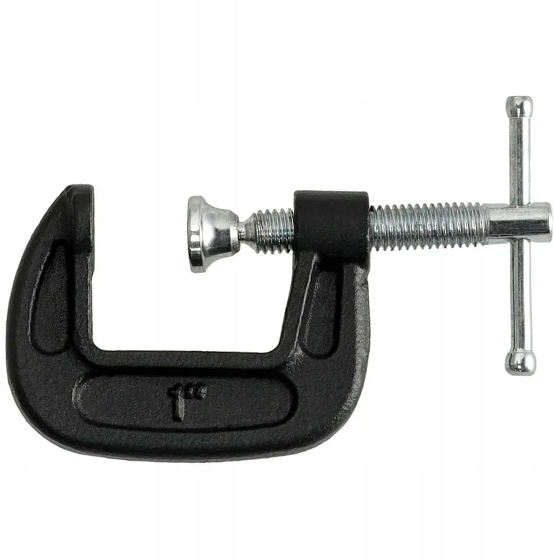 C-Clamp 200kg, 25mm - Professionele klem voor diverse klussen von Stalco, Schwarz – Produktbild