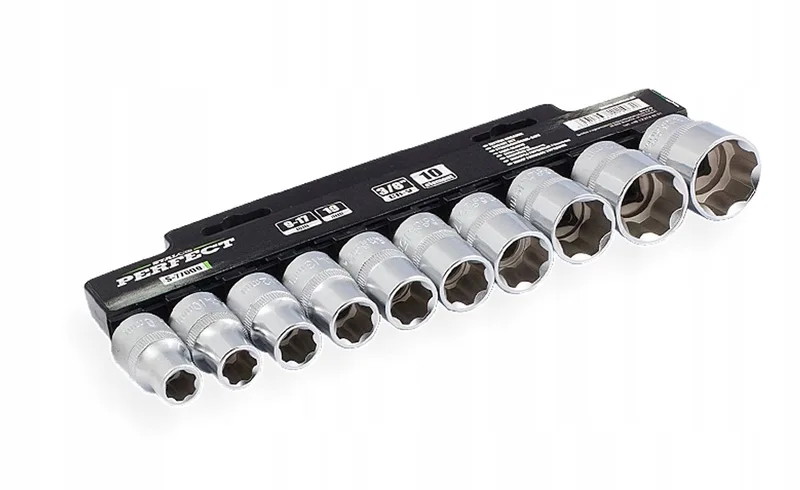 Doppenset 3/8" 10-delig (9-19 mm) - S-77009 by Stalco – product image