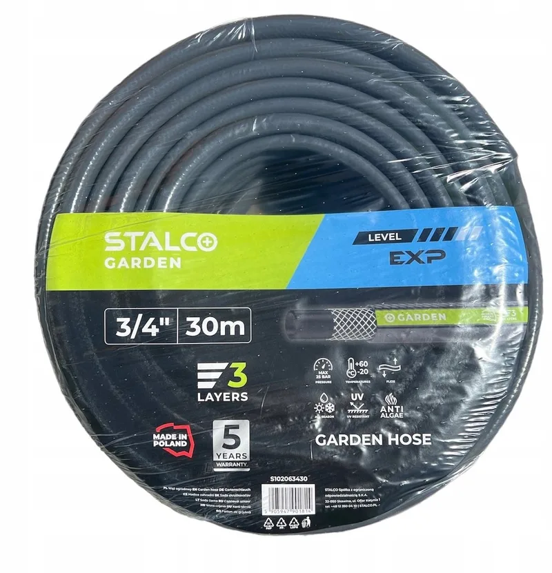 EXPERT PREMIUM Tuinslang 3/4" 30m - 3 lagen, UV-bestendig by Stalco – product image