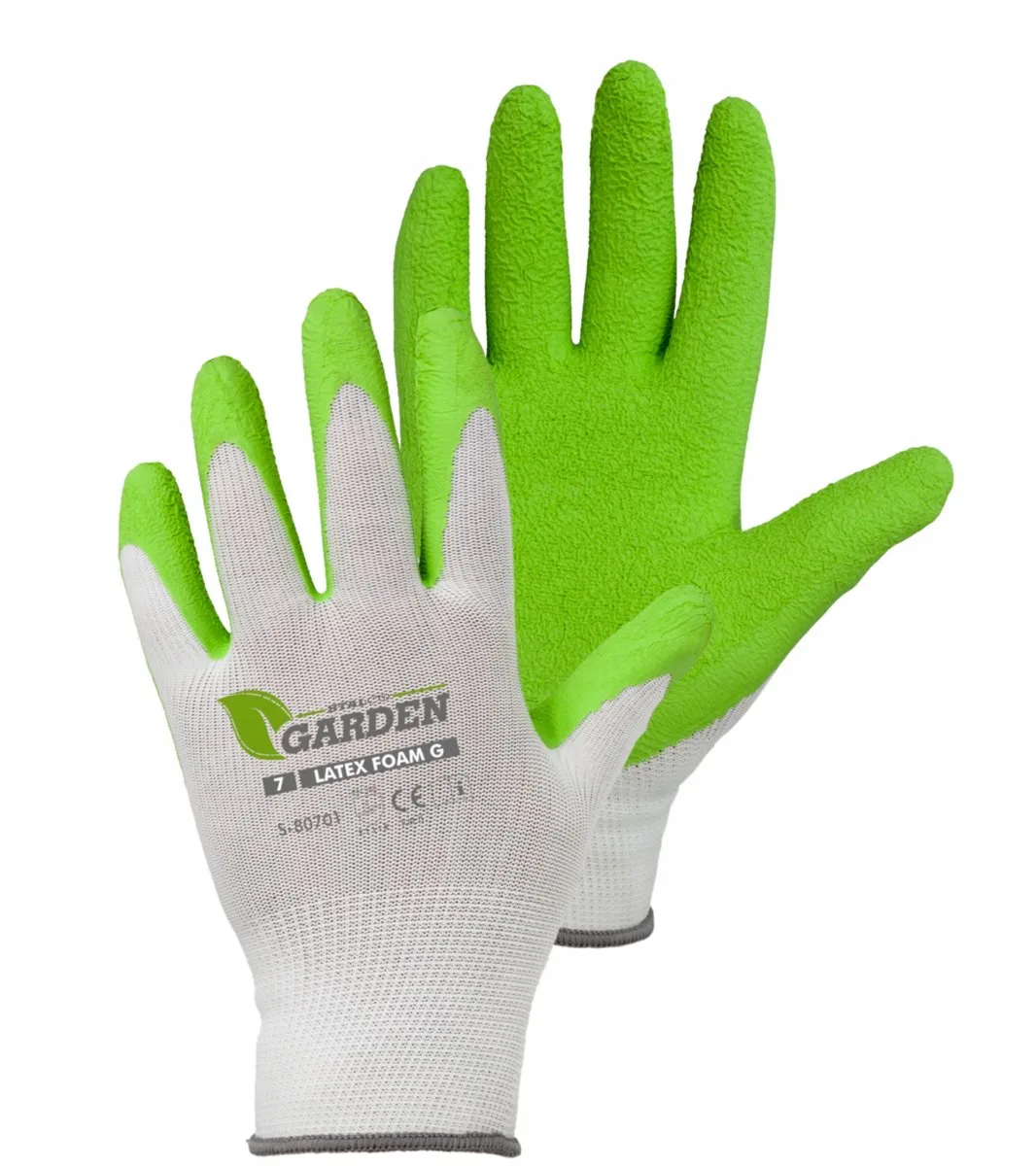 Garden - Polyester Tuinhandschoenen - Limoengroen - Latex Foam de Stalco, Limoen, XS – image du produit