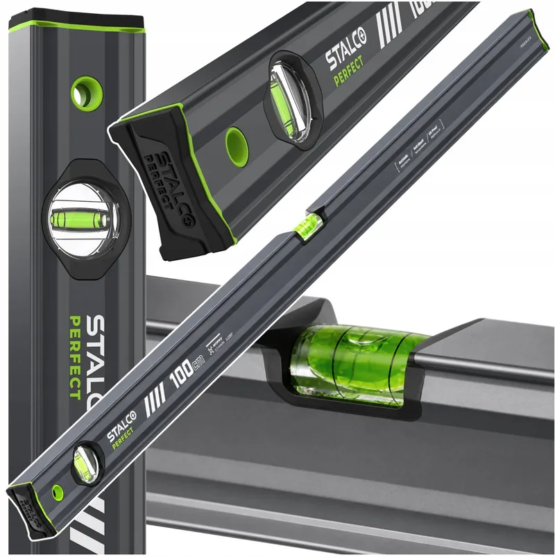 Perfect Aluminium Waterpas 100 cm - Precisie en Duurzaamheid von Stalco – Produktbild