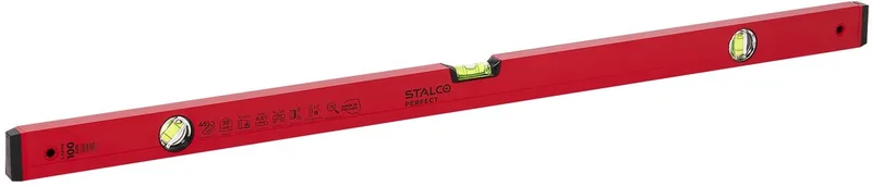 Perfect Aluminium Waterpas 100cm Rood - Precisie & Duurzaamheid von Stalco – Produktbild