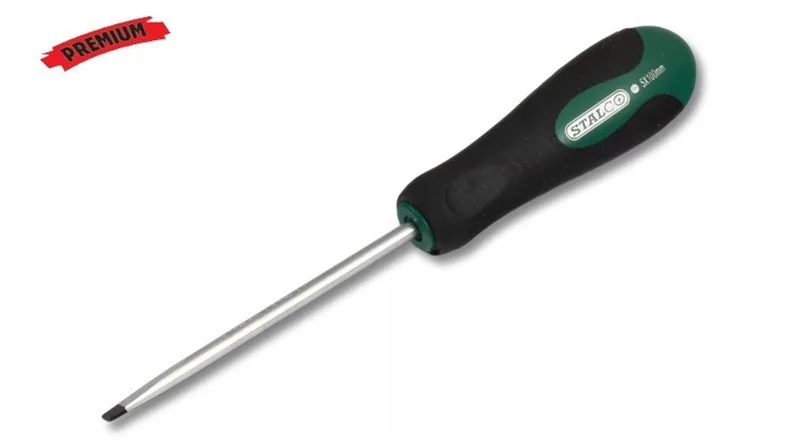 Platte Schroevendraaier 3x75mm Premium - Magnetische Punt von Stalco – Produktbild
