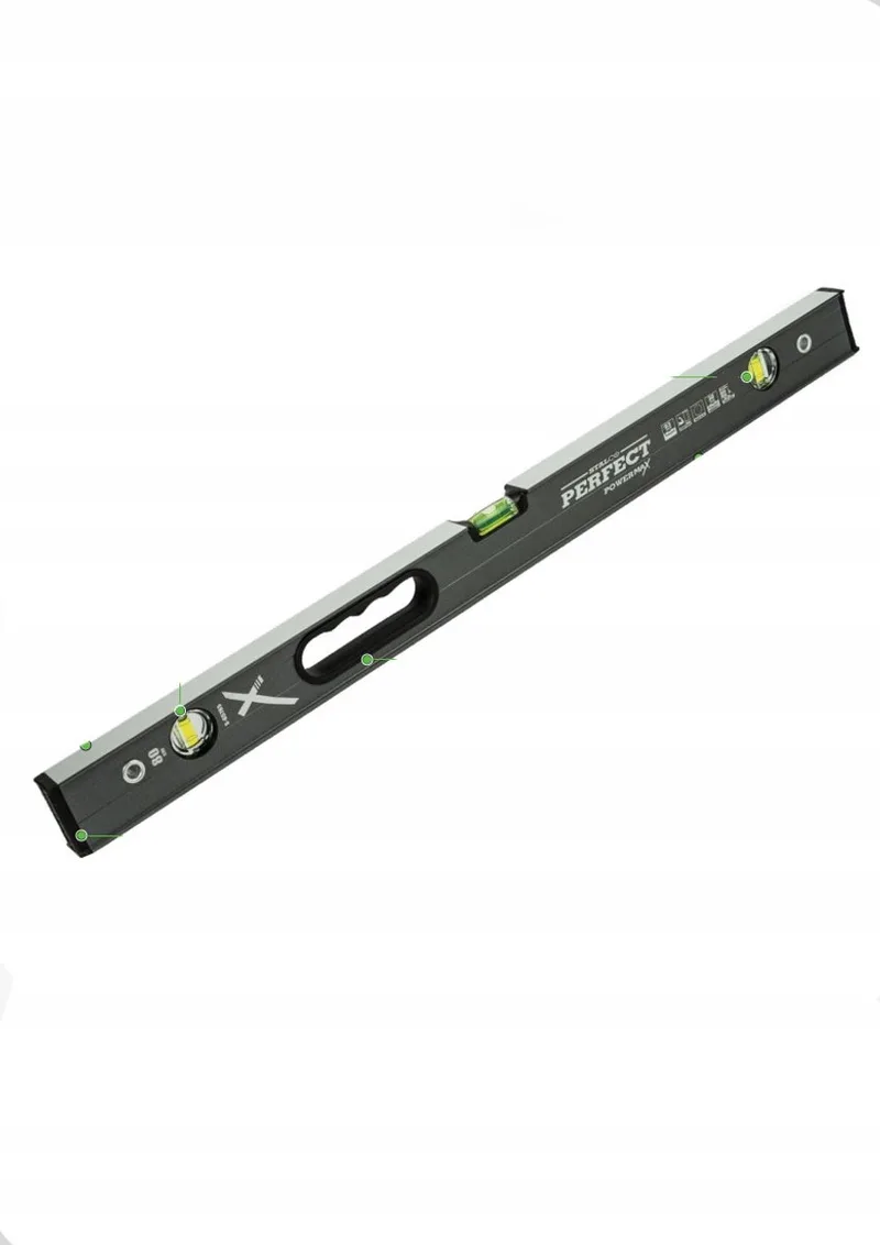 Powermax Aluminium Waterpas 40cm van Stalco, Grijs – productafbeelding