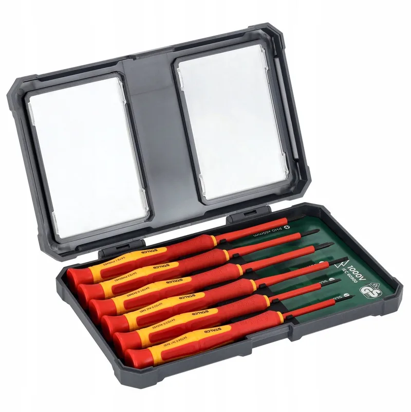 Precisie Schroevendraaierset 6 Delen, 1000V, Staal S2 by Stalco, Yellow – product image
