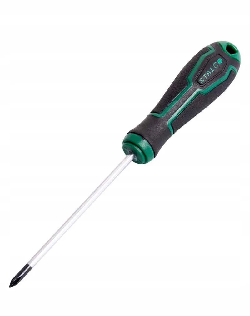 Premium Schroevendraaier PZ 1x100mm - Duurzaam & Ergonomisch de Stalco, Noir – image du produit