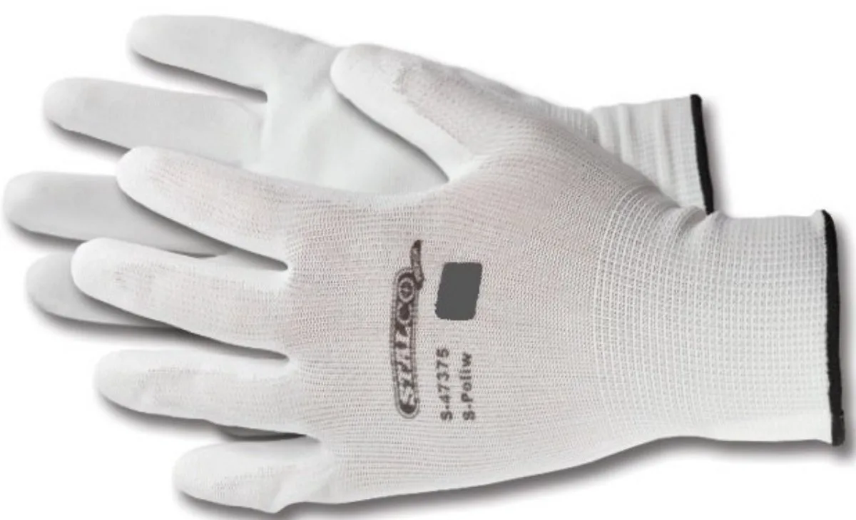 S-Poli S-47375 - Werkhandschoenen - Wit - Polyurethaan de Stalco, Blanc, 9 – image du produit