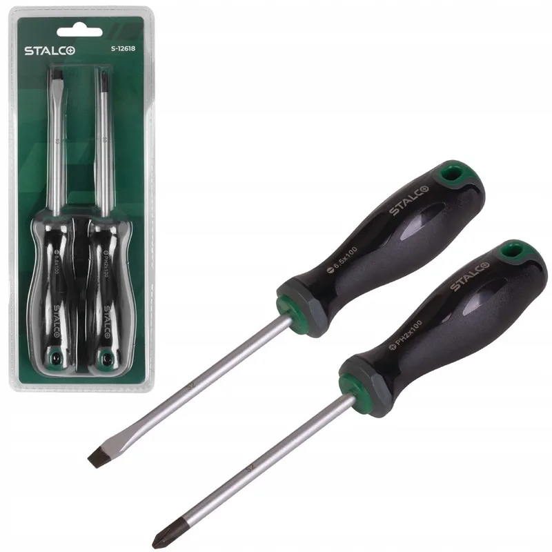 Schroevendraaierset 2 Delen - Magnetisch S2 Staal by Stalco – product image