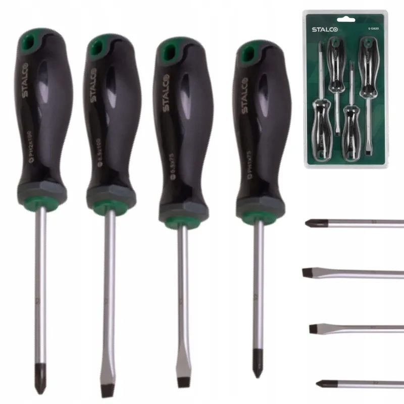 Schroevendraaierset 4 Delen Magnetisch S2 SL PH von Stalco – Produktbild