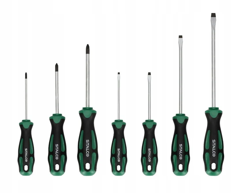 Schroevendraaierset 7 Delen - CrV Staal, Magnetische Tips by Stalco – product image