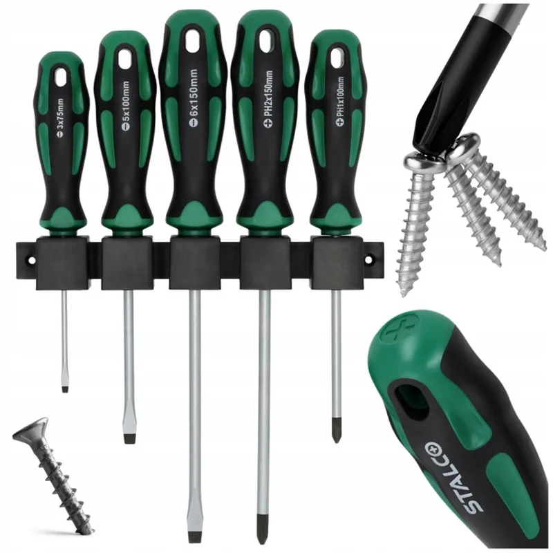 Stalen Schroevendraaierset 5 Delen Magnetisch PH SL by Stalco – product image
