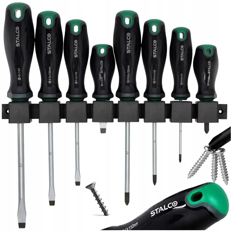 Stalen Schroevendraaierset 8 Delen Magnetisch SL PH by Stalco – product image