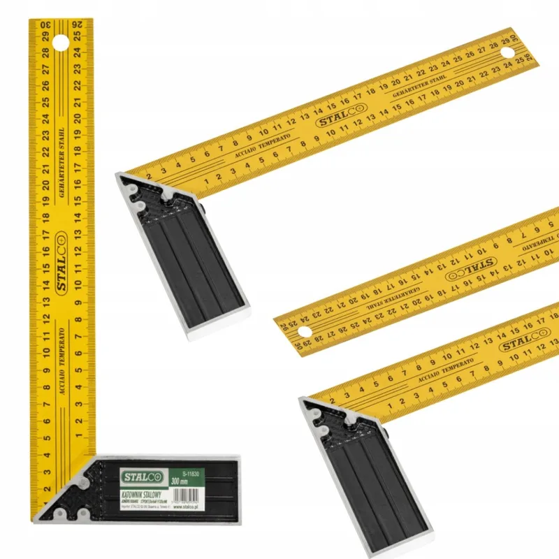 Stalen Timmerman Winkelhaak 300 mm by Stalco, Yellow – product image