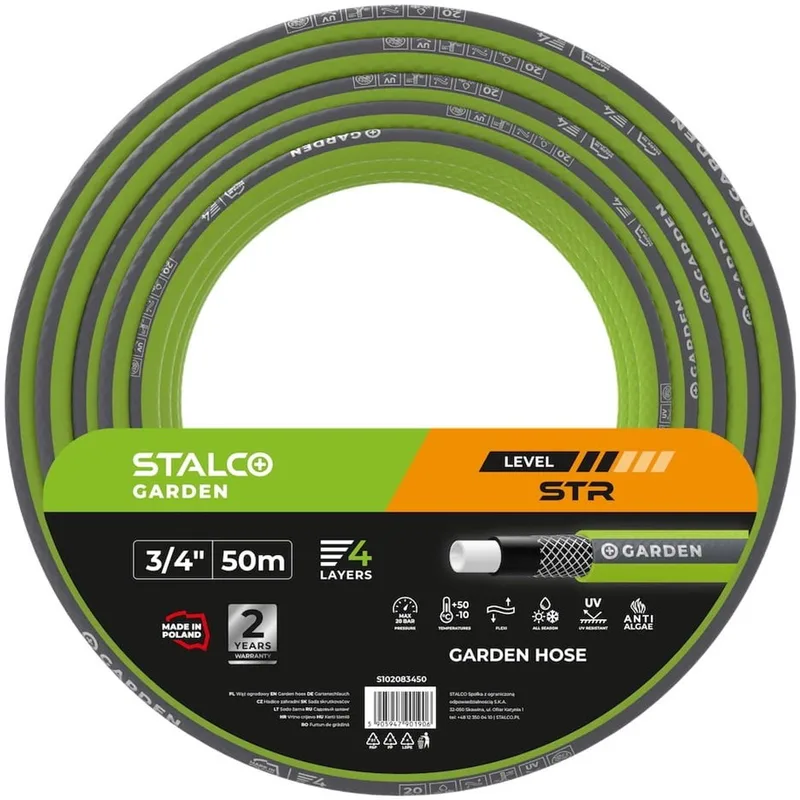 Stalen Tuinslang 3/4" 50m - Duurzaam & Flexibel de Stalco – image du produit