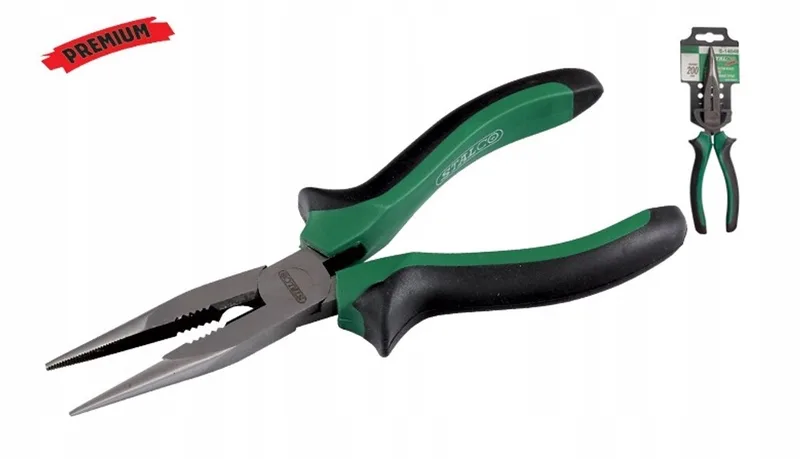 Stalen Verlengde Tang 160mm - Comfortabele Bimat Handgreep de Stalco, Vert – image du produit