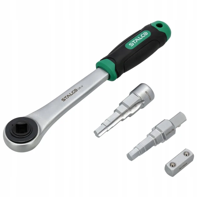 Steeksleutelset met Ratel & 1/2'' Adapter - 4 onderdelen by Stalco – product image