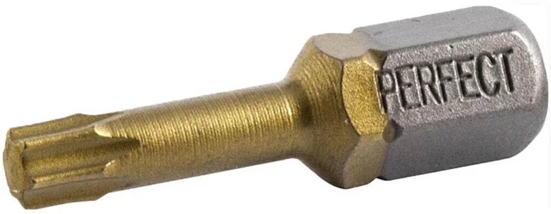 Torx Bit 1/4" 30x25mm Titanium S2 Staal van Stalco – productafbeelding