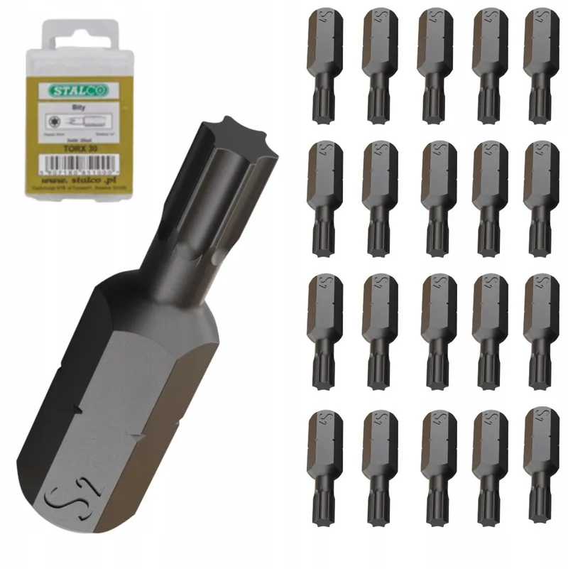 Torx Bit T15x25mm 1/4" - Set van 20 stuks van Stalco – productafbeelding