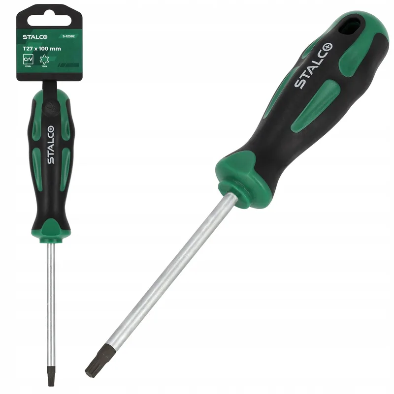 Torx Schroevendraaier T27 x 100mm CrV de Stalco – image du produit