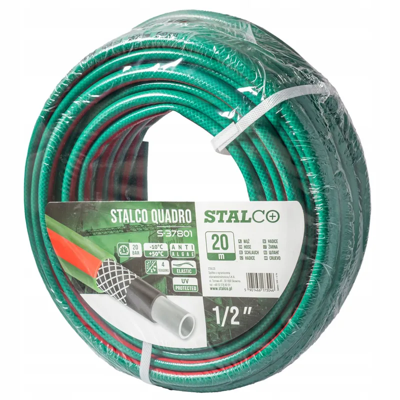 Tuinslang 1/2 inch, 20 meter, 4 lagen, UV-bestendig by Stalco – product image