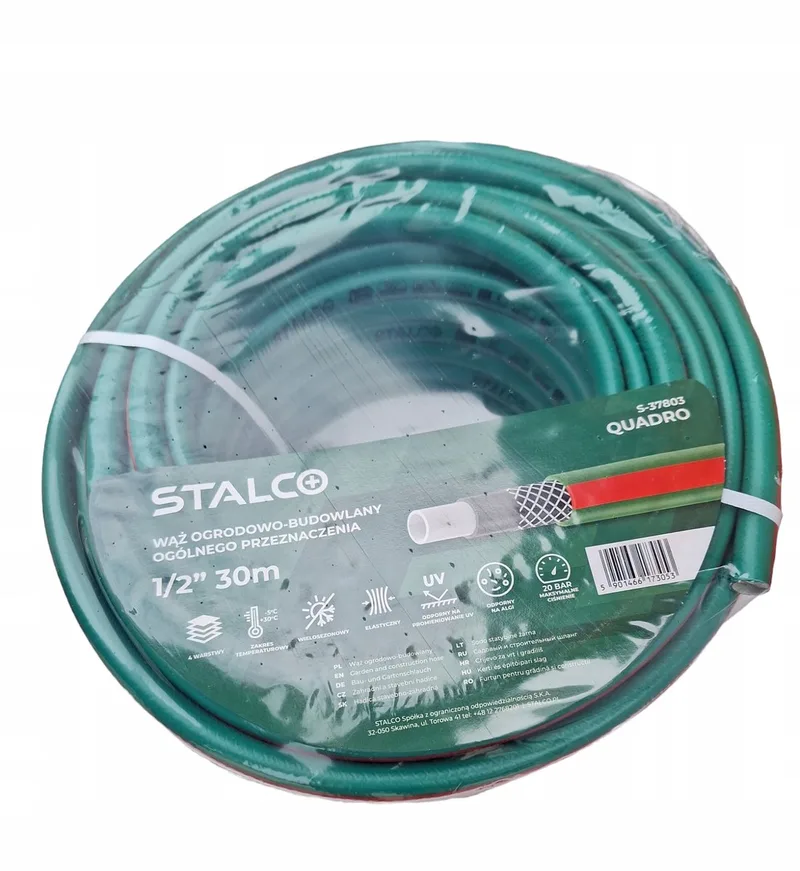 Tuinslang 4-laags 1/2" 30m - UV & Weerbestendig de Stalco – image du produit