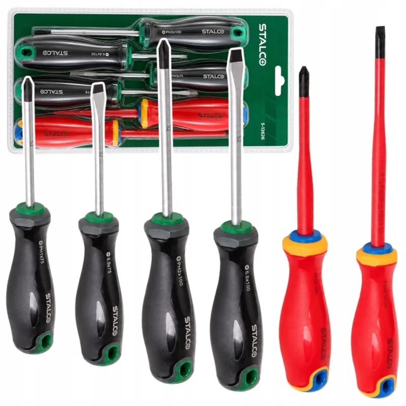 VDE 1000V Schroevendraaierset 6 Delig Magnetisch S2 Staal by Stalco – product image