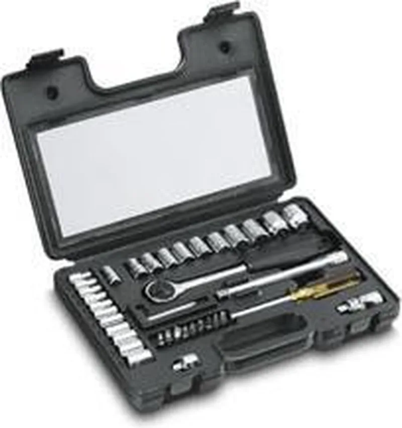 1/4" & 3/8" Dopsleutelset 40 delig van Stanley, Geel – productafbeelding