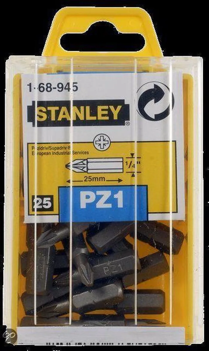 1/4" Bits Pozidriv Nr1 de Stanley – image du produit