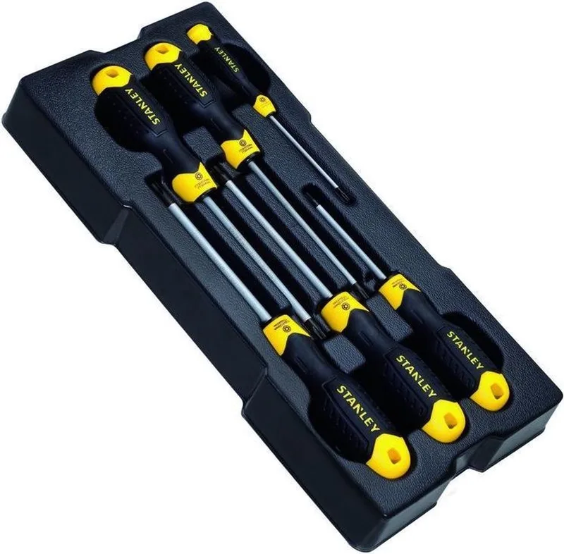 1-74182 6 Delige - Schroevendraaierset de Stanley, Jaune – image du produit
