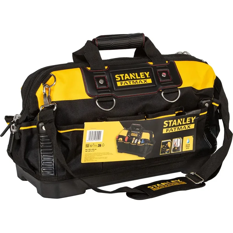1-93-950 Gereedschapstas 18" van Stanley, Zwart, Geel – productafbeelding 3 van 4