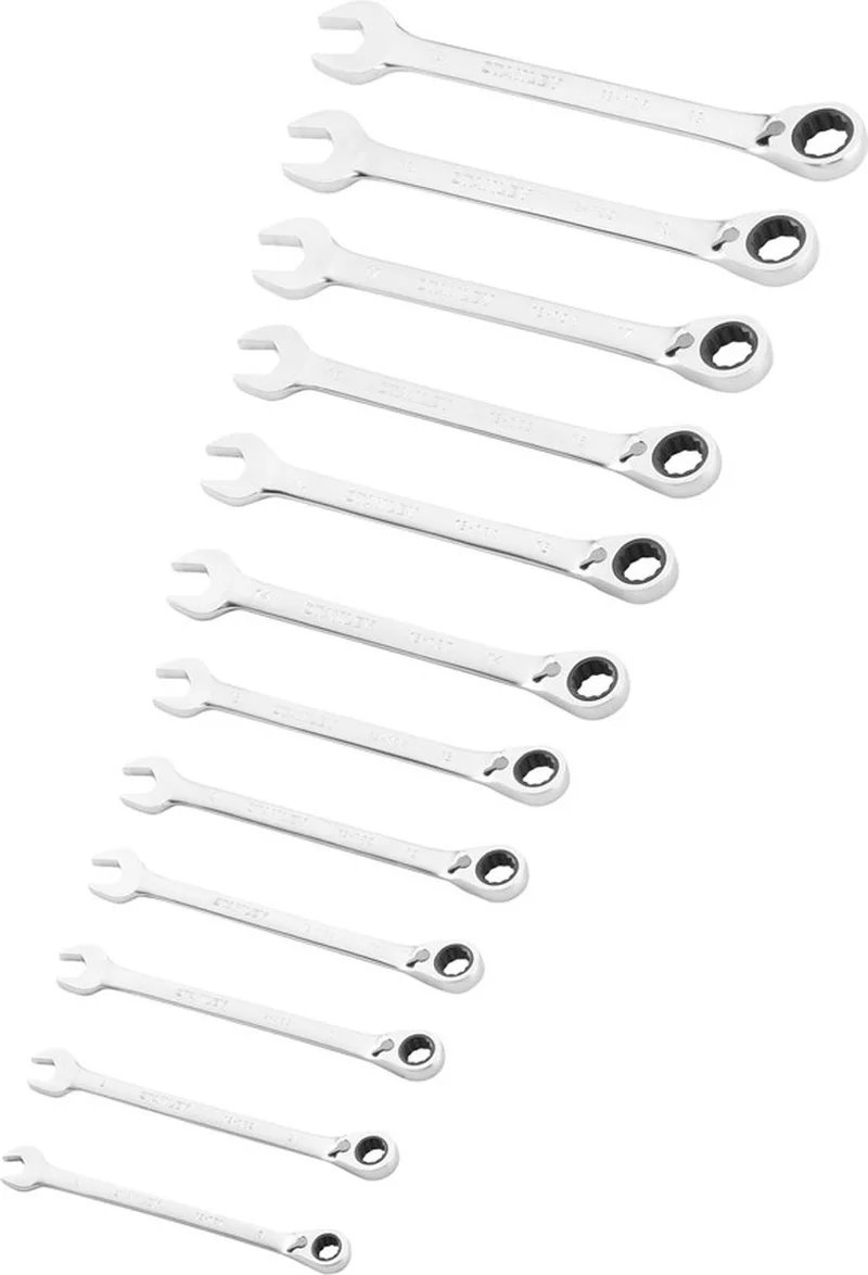 12-delig Ringsteeksleutelset met ratel - FatMax - FMMT82849-0 von Stanley – Produktbild