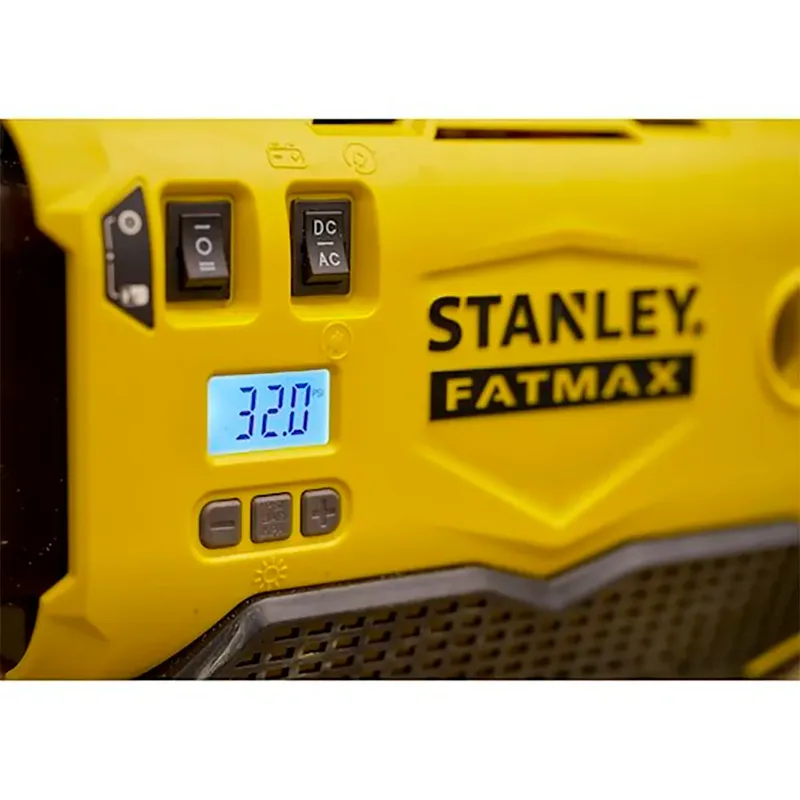 18V 3IN1 Compressor SFMCE520B-QW de Stanley, Noir, Jaune – image du produit 6 sur 6