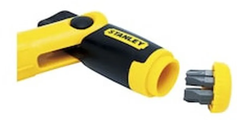 22 Delige Pistoolgreep Ratel-Bit-Set - 0-63-022 de Stanley, Zwart-geel – image du produit