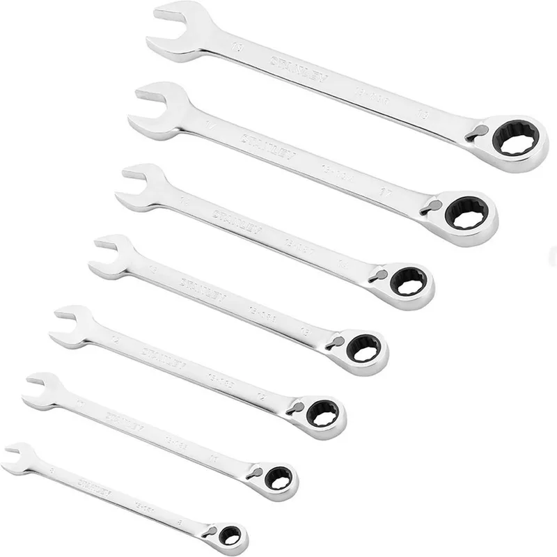7-delig Ringsteeksleutelset met ratel - FatMax™ - FMMT82848-0 von Stanley – Produktbild