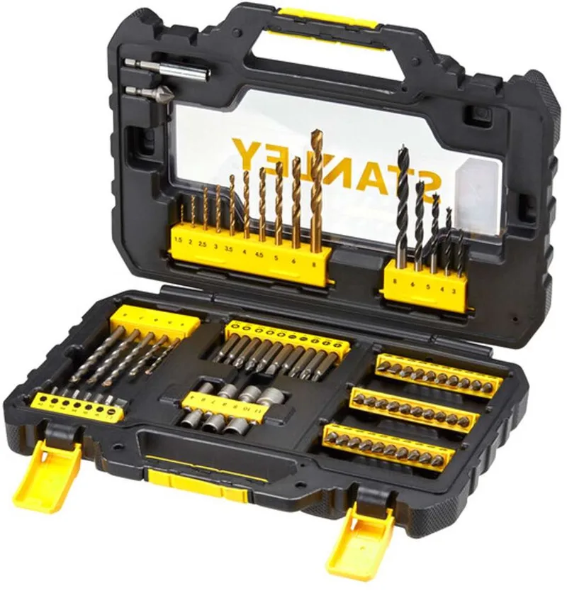 Accessoires - 76-delige set bits, boren en dopsleutels STA88544-XJ de Stanley – image du produit