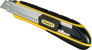 Afbreekmes 18mm - 0-10-481 van Stanley, Zwart – productafbeelding 1 van 2
