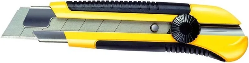Afbreekmes Dynagrip 25mm von Stanley, Schwarz, Gelb – Produktbild