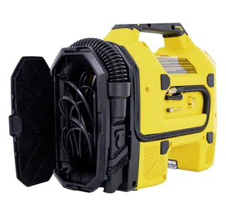 Akku-Handkompressor Akku-Kompressor 10 bar 12 V Adapter zum Betrieb per Kabel, Digitales von Stanley – Produktbild 5 von 5