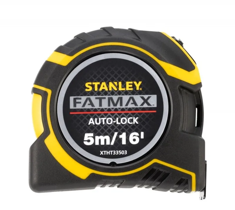 Autolock - Rolmaat - 5m - 32mm - Autoblokkeer Mechanisme by Stanley, Black – product image