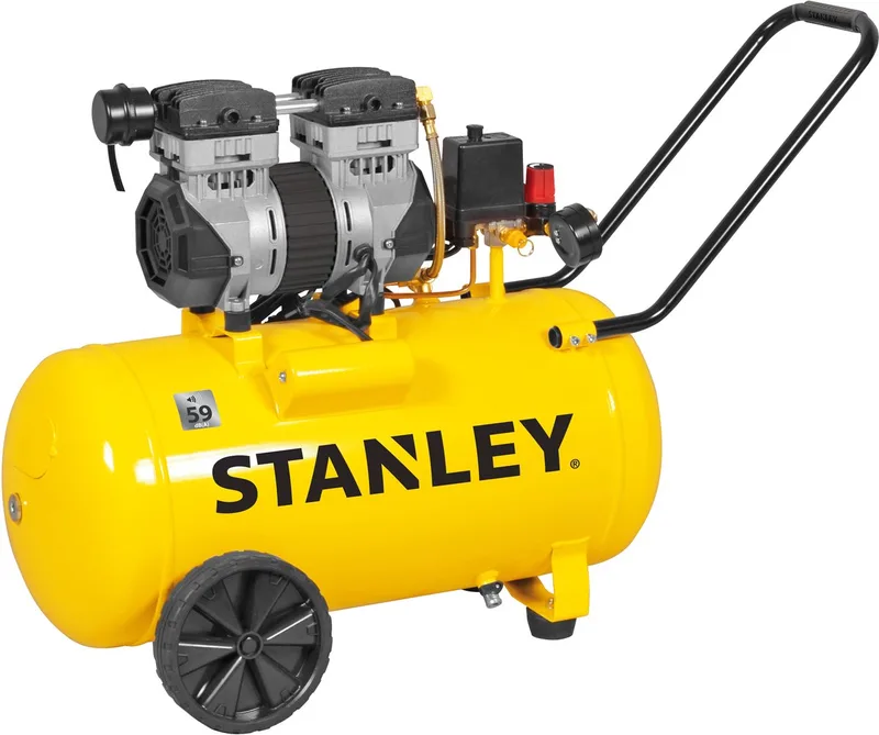 B2DC2G4STN705 Compressor - Olievrij - 8bar - 750W van Stanley, Zwart – productafbeelding