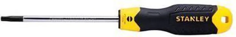 Cushiongrip Schroevendraaier Torx TT27 x 80mm by Stanley, Yellow – product image
