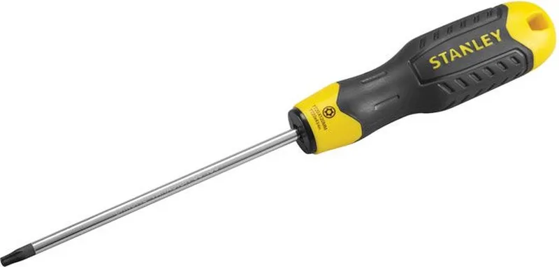 Cushiongrip Schroevendraaier Torx TT30 x 80mm de Stanley, Jaune – image du produit