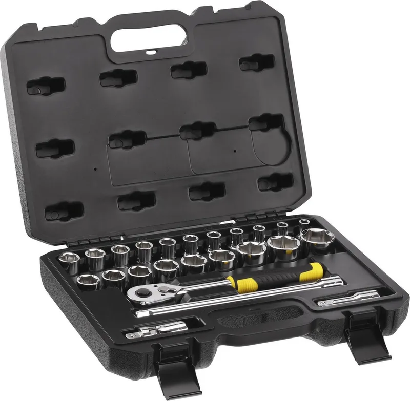 Dopsleutelset 1/2" - 24 DELIG - STMT82830-1 de Stanley, Jaune – image du produit