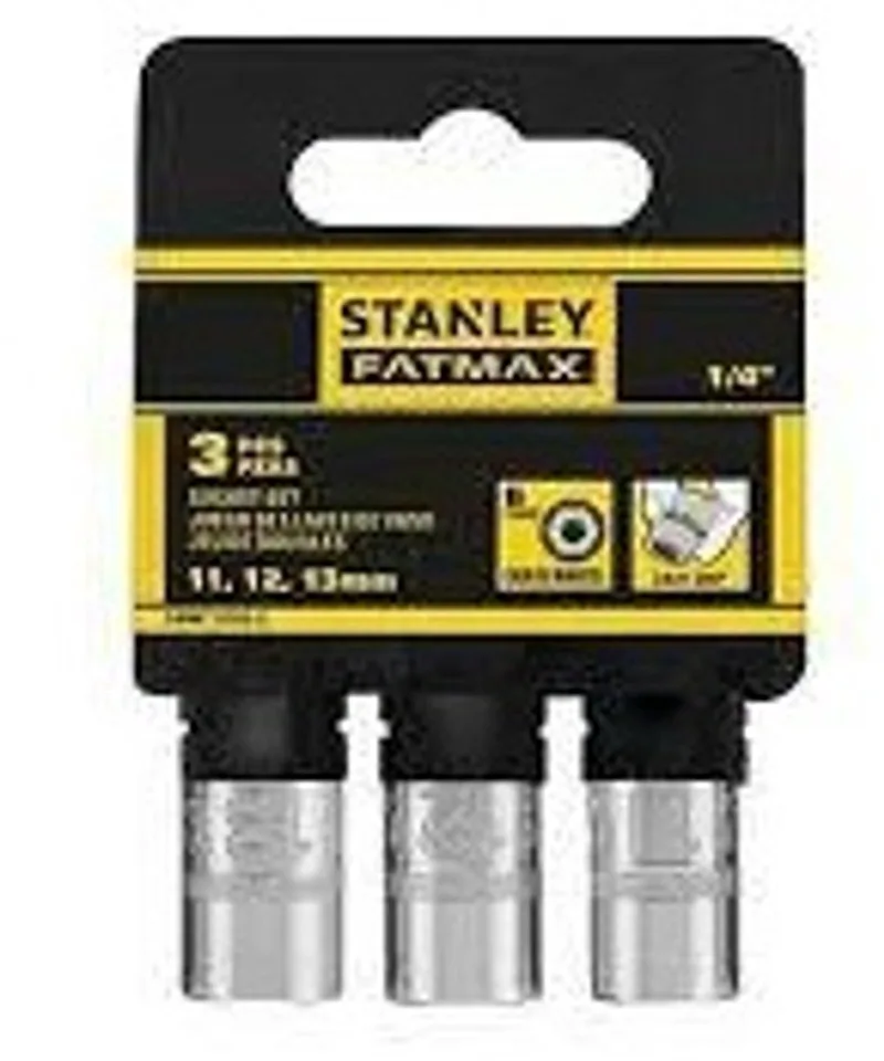 Dopsleutelset - 1/4" - 11mm, 12mm, 13mm by Stanley – product image