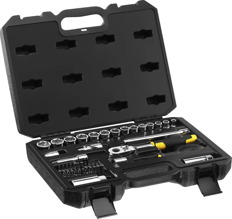 Dopsleutelset 3/8" - 45 DELIG de Stanley, Jaune – image du produit